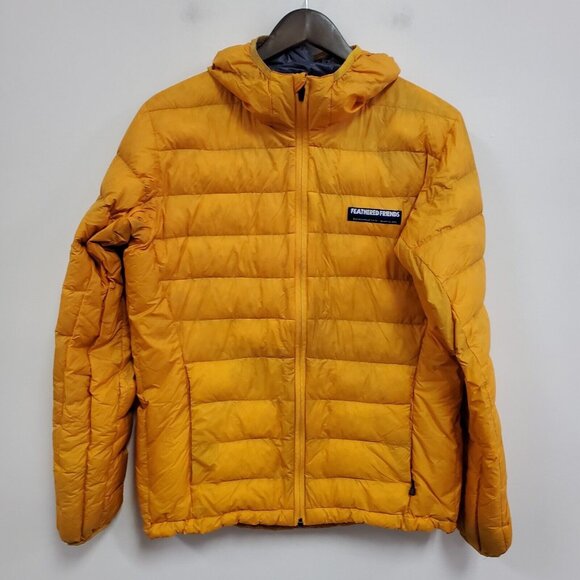 Feathered Friends Jackets & Blazers - Feathered Friends Womens Goose Down Puffer Coat Size M Orange Packable Outdoors